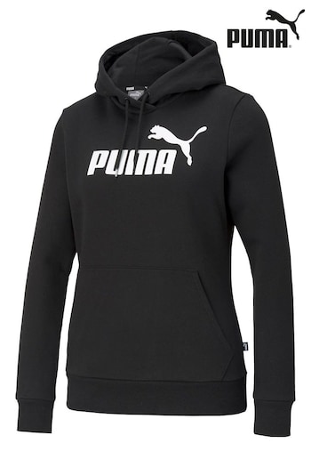 Puma Black Essentials Logo Womens Hoodie (E28814) | £48