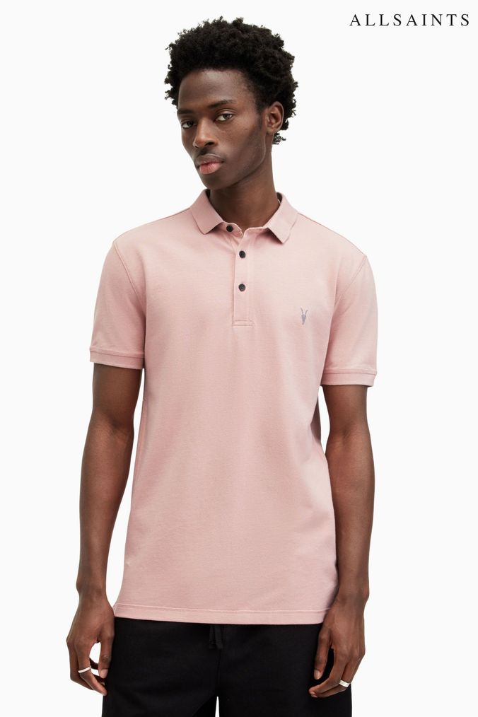 Buy Men s Pink Polo Shirts Tops Online Next UK