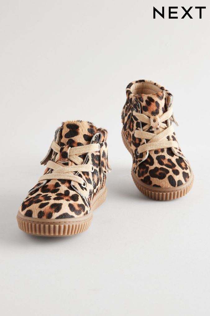 Girls Leopard Print Boots Animal print Chelsea Boots Next UK