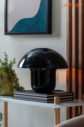 Leitmotiv Black Fat Mushroom Table Lamp (E29071) | £82