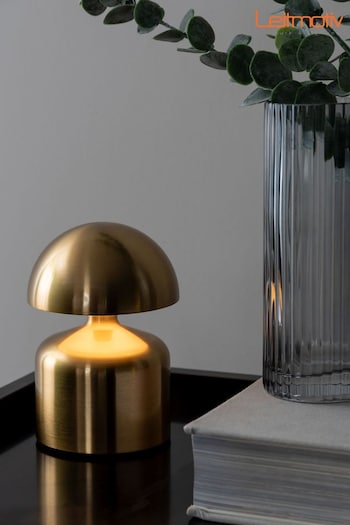 Leitmotiv Brushed Gold Impetu LED Table Lamp (E29074) | £23