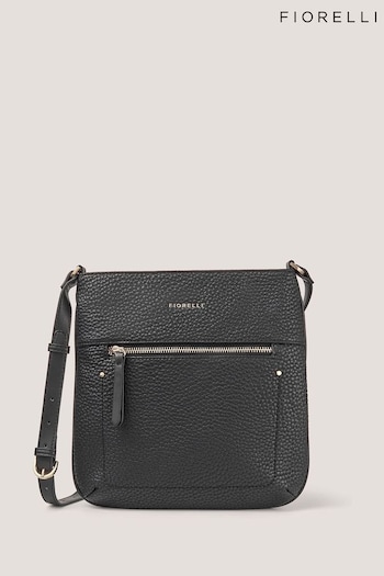 Fiorelli Grace Cross-Body Plain Black Bag (E29800) | £39