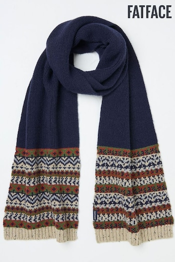 FatFace Navy Whistler Scarf (E29844) | £29.50