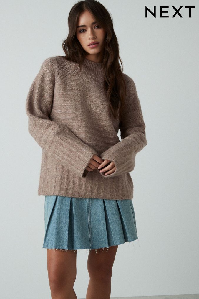 Next funnel neck jumper shop