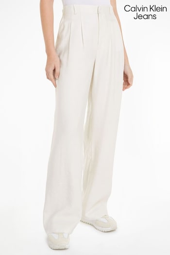 Calvin Klein Jeans Viscose Relaxed Chino Pants (E30090) | £110
