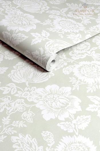 Shabby Chic by Rachel Ashwell® Sage Stipple Wallpaper (E30642) | £60