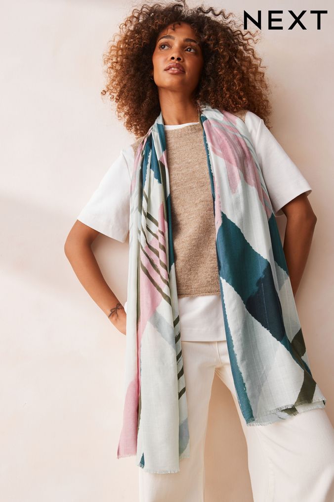 Buy Women s Grey Scarves Online Next UK
