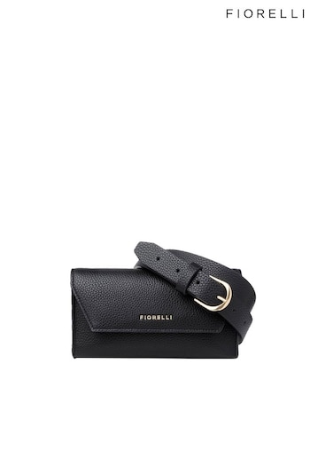 Fiorelli Margot Black Belt Bag With Flap (E31140) | £39