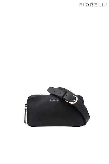 Fiorelli Lottie Zip Top Belt Black Bag (E31141) | £39