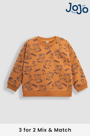 JoJo Maman Bébé Toffee Peppa Pig Printed Sweatshirt (E31330) | £25