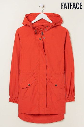 FatFace Lily Red Lightweight Parka (E31670) | £59