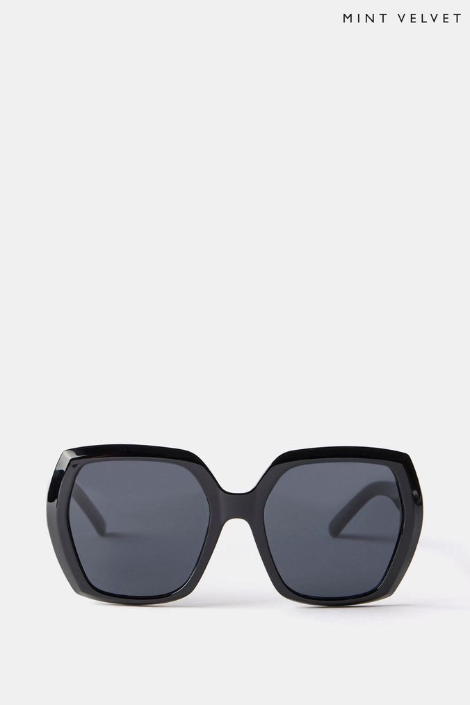 Buy Women s Mint Velvet Oversized Sunglasses Online Next UK