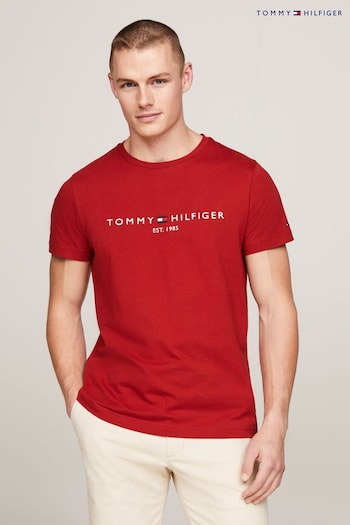 Tommy Hilfiger Red Logo T-Shirt (E31865) | £45