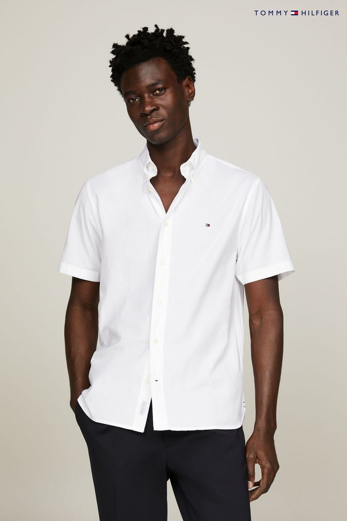 Mens short sleeve formal shirts on sale