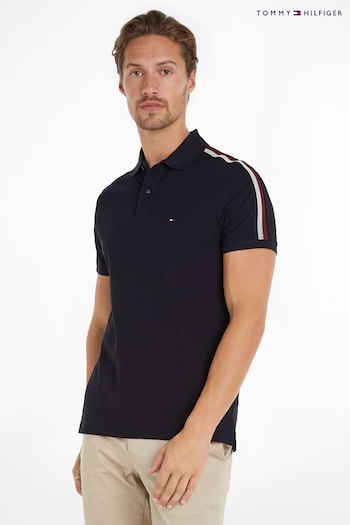 Tommy Hilfiger Blue Shadow Regular Fit Polo Shirt (E31896) | £90