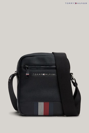 Tommy Hilfiger Transit Mini Reporter Black Bag (E32973) | £85