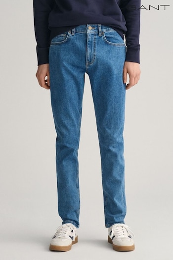 GANT Blue Teen Boys Slim Fit Jeans (E33170) | £70