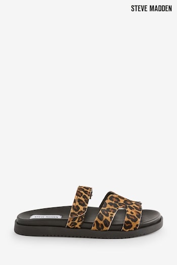 Steve Madden Animal Print Missile-L Sandals (E33252) | £120