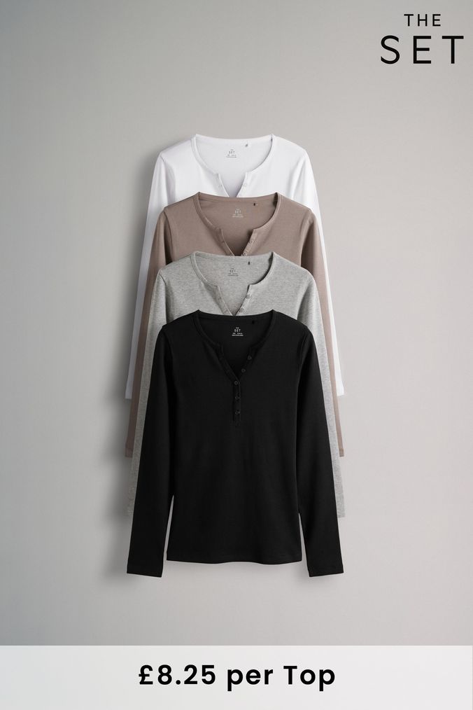 Buy Women s Plain V Neck Tops Online Next UK