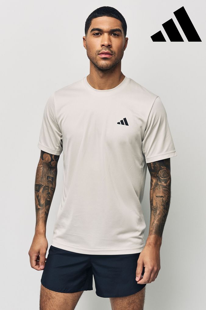 Buy Men s Adidas T Shirts Plain Tops Online Next UK
