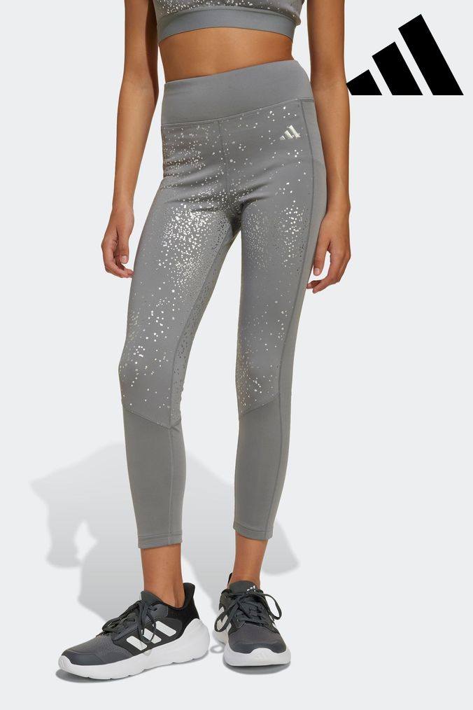 Buy Girls Grey Adidas Leggings Online Next UK