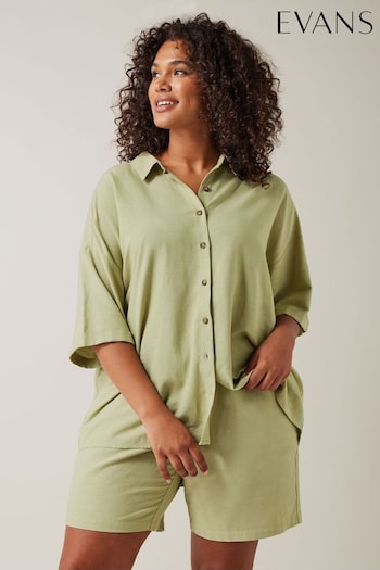 Short Sleeve Contains Linen Shirt (E37396) | £39