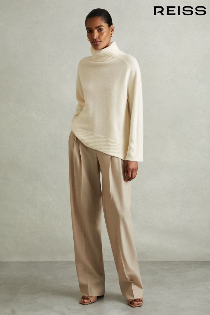 Cream polo neck shop