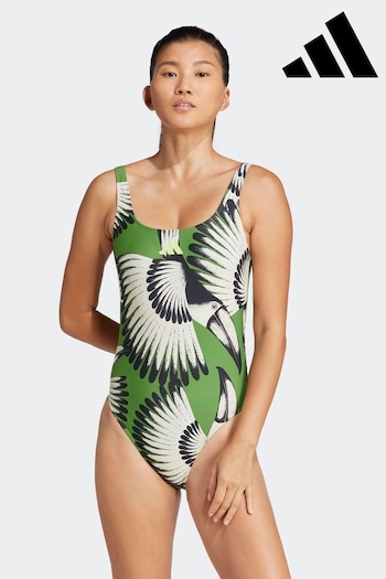 adidas Green Farm Swimsuit (E39088) | £55