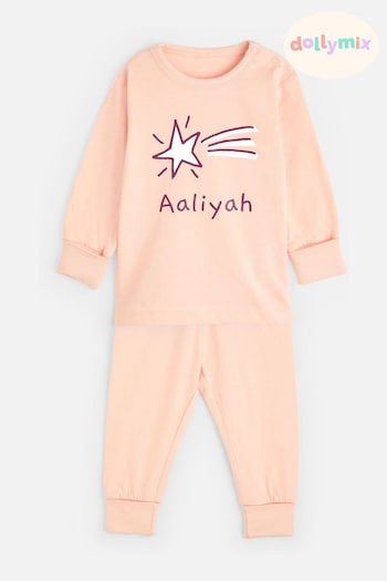 Personalised Shooting Star Toddler Pyjamas by Dollymix (E39751) | £20