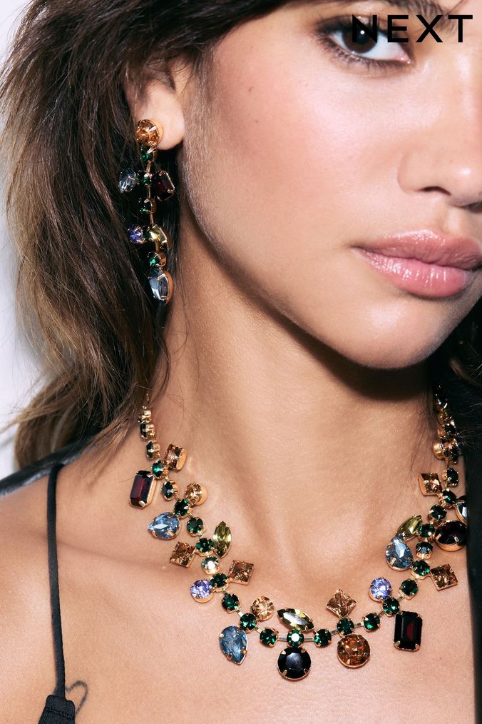 Costume emerald necklace hotsell