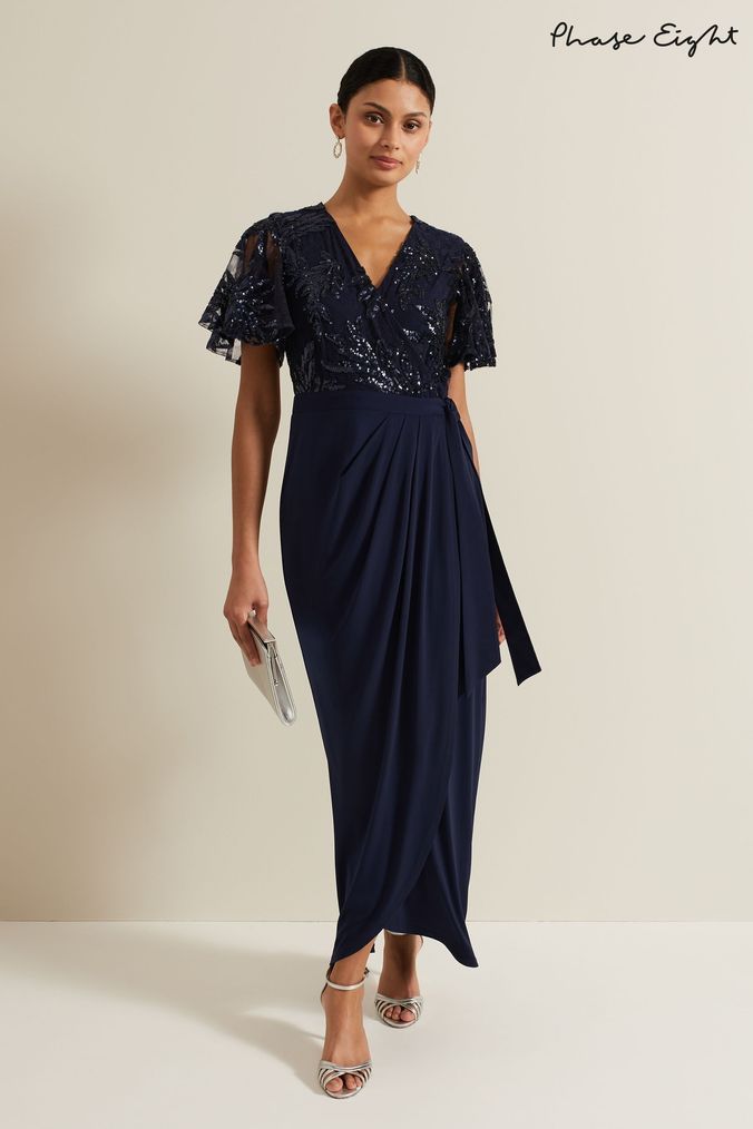 Phase eight navy blue dress online