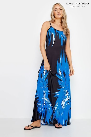 Long Tall Sally Black Floral Maxi Dress (E40913) | £39