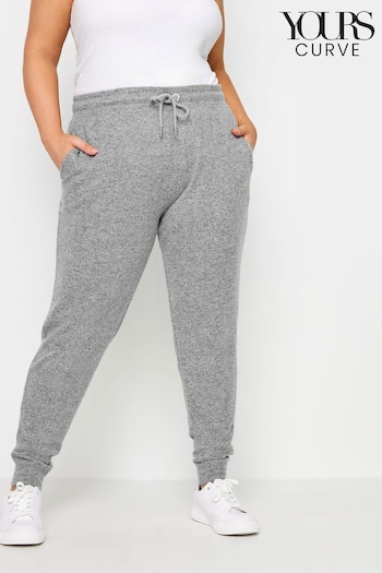 Yours Curve Grey Soft Touch Joggers (E41339) | £26