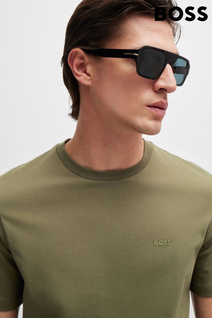 Boss green shirts online