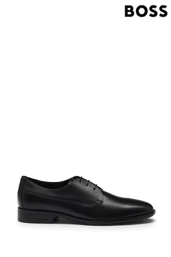BOSS Black Derby in Smooth and Printed Leather Shoes (E41807) | £199