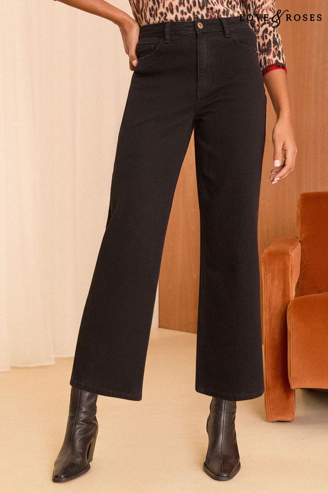 Black cut off jeans online
