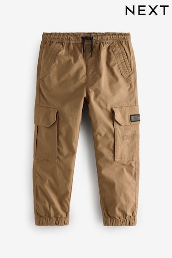 Tan Brown Cargo Trousers (3-16yrs) (E42115) | £16 - £21