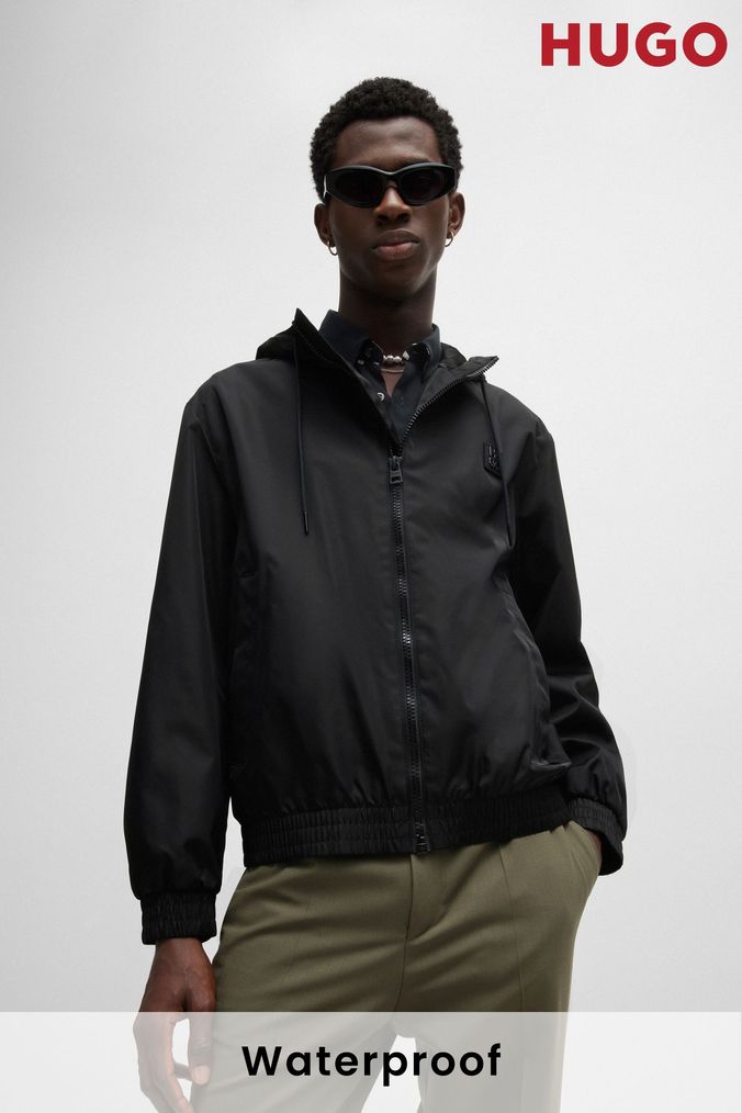 Hugo boss waterproof jacket store