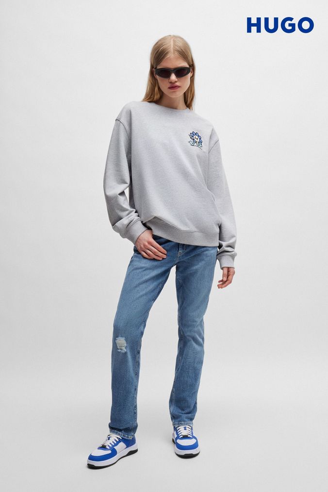 Buy Women s HUGO Sweatshirtsandhoodies Online Next UK