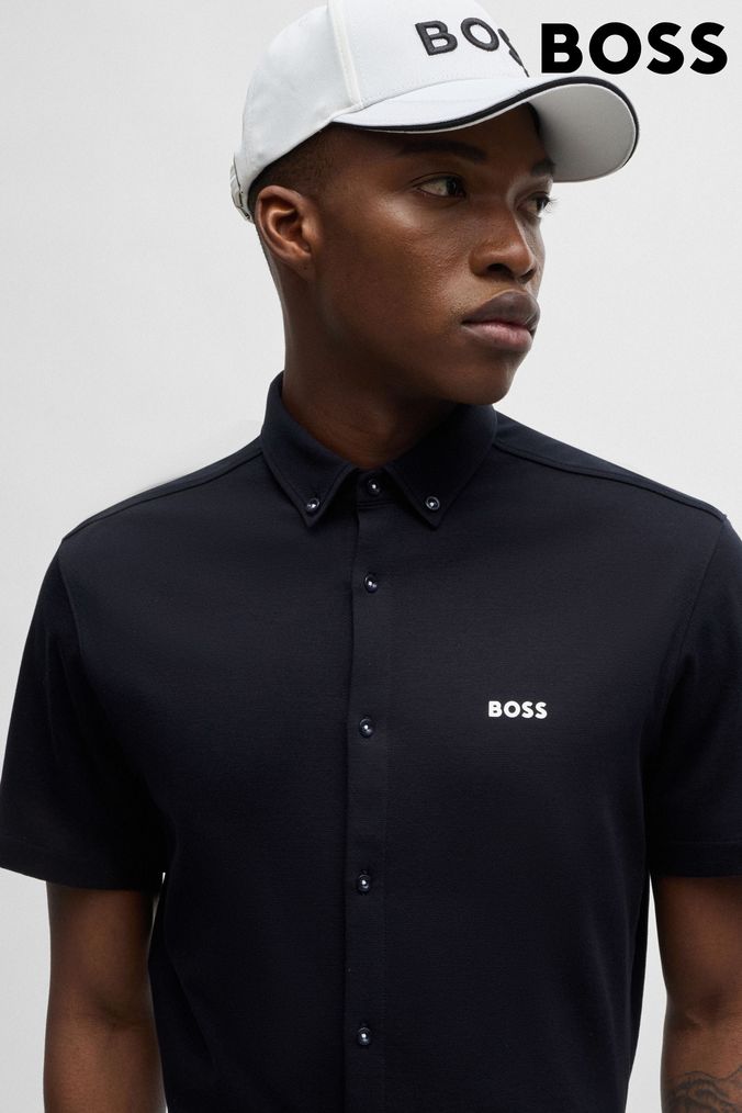 Hugo boss short sleeve shirt shop