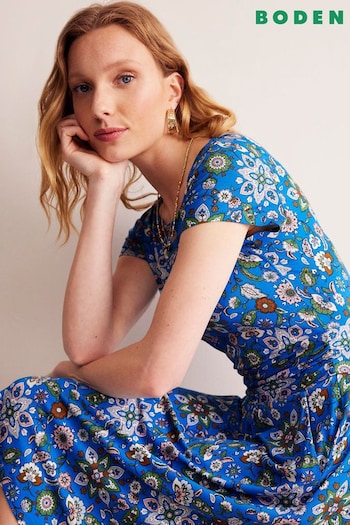 Boden Blue Petite Amelie Jersey Dress (E43033) | £55