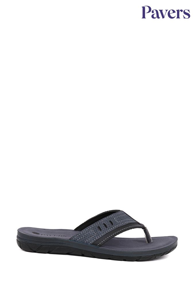 Men s Leather Flip Flops Next Official Site