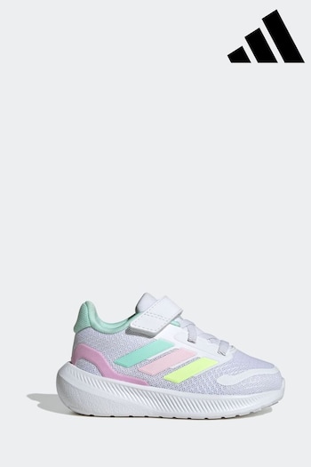 adidas Off White Kids Runfalcon 5 Trainers (E44860) | £25