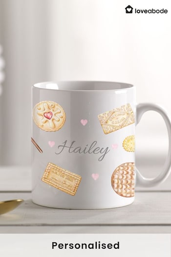 Loveabode Personalised Biscuit Mug (E45290) | £15