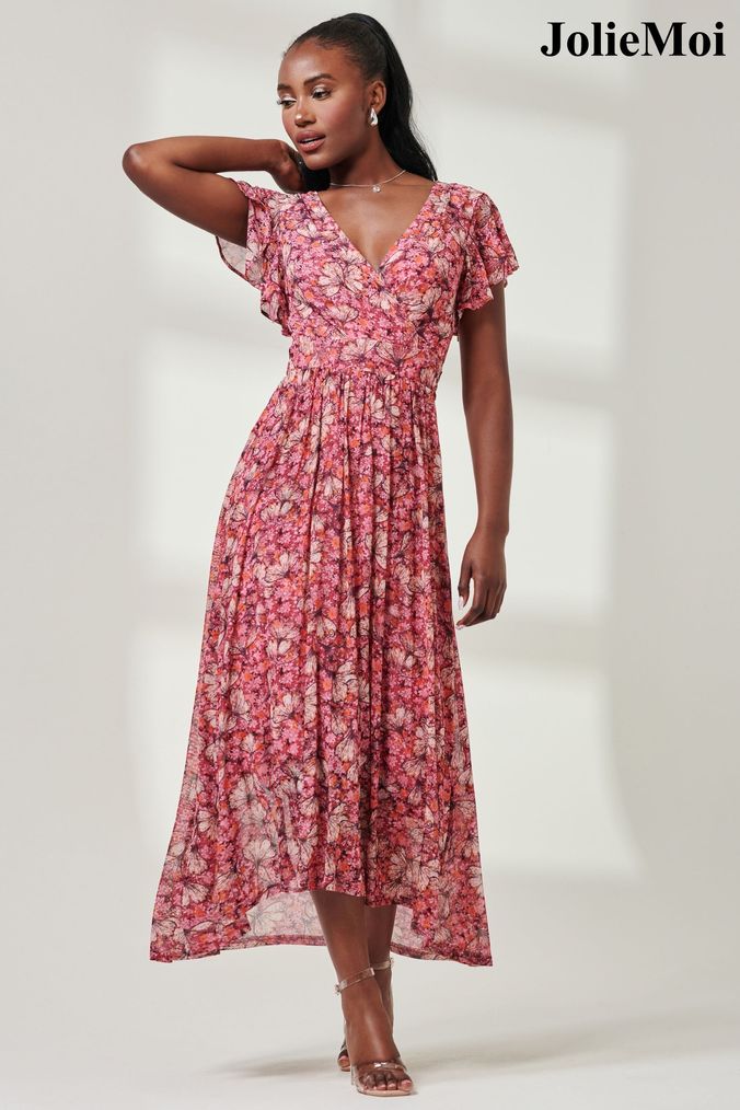 Lipsy dip hem dress sale