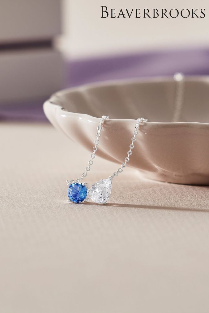 Buy Women s Necklaces Blue Pendant Jewellery Online Next UK