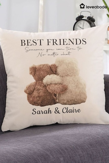 Personalised Best Friend Cushion by Loveabode (E45515) | £23