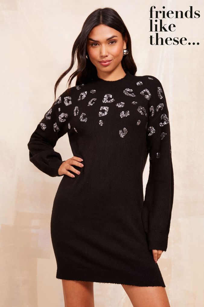 Next sale black dress top