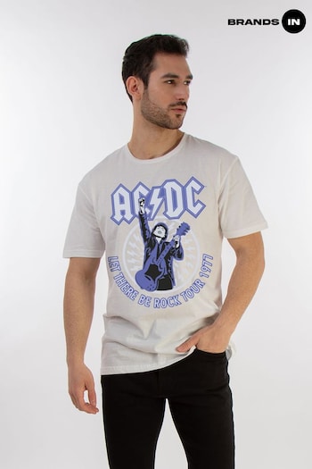 Brands In White Men AC/DC Let There Be Rock Tour T-Shirt (E47340) | £23
