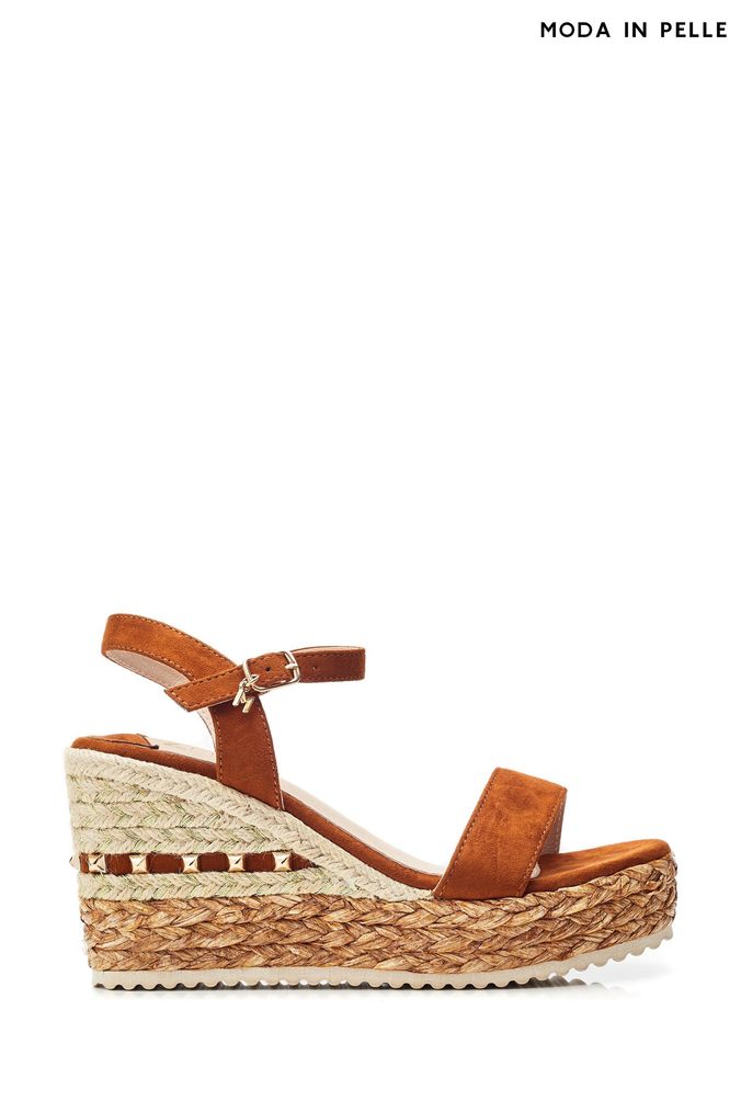 Moda in pelle lotus zip front sandal 2025